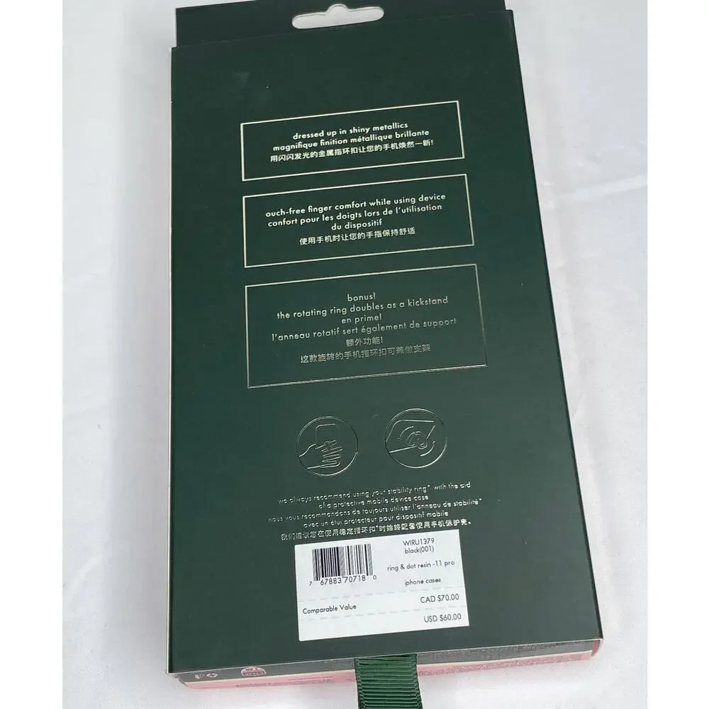 Kate Spade Dots Iphone 11 Pro Ring stand Case